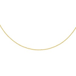Lantisor argint placat cu aur galben 42-45 cm DiAmanti 30RD4G-42-45cm-DIA (Argint 925‰ 1,35 g.)